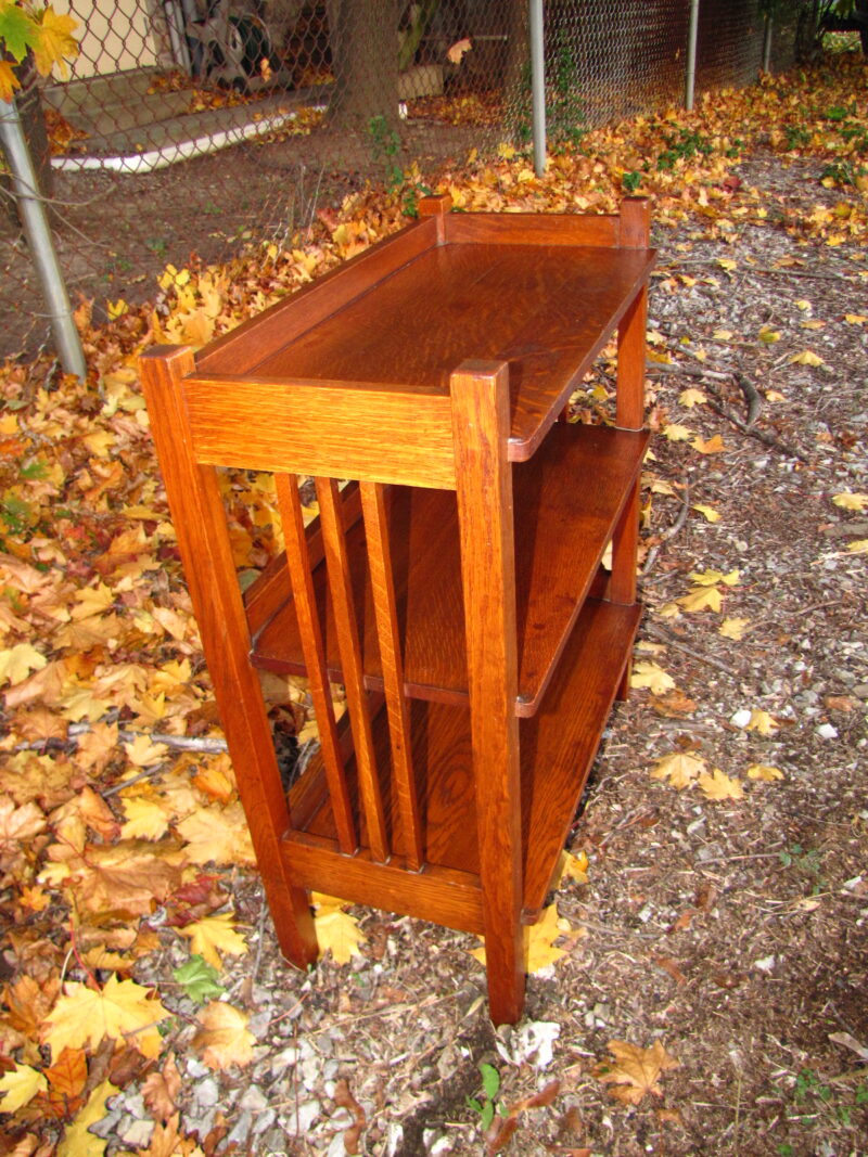 Antique Stickley Brothers Book Stand w3121 - Image 5
