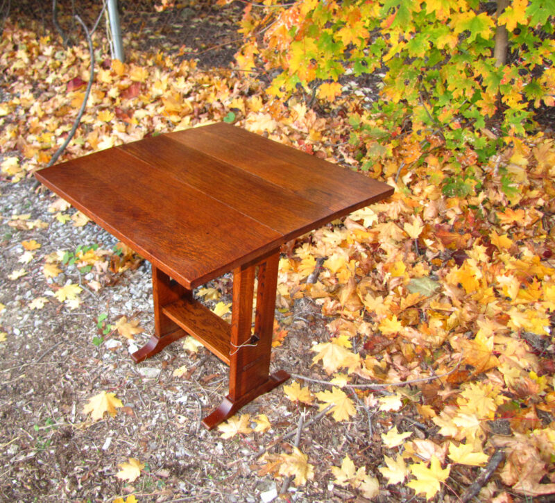 Antique L & jG Stickley Rare Drop Leaf Table w3134