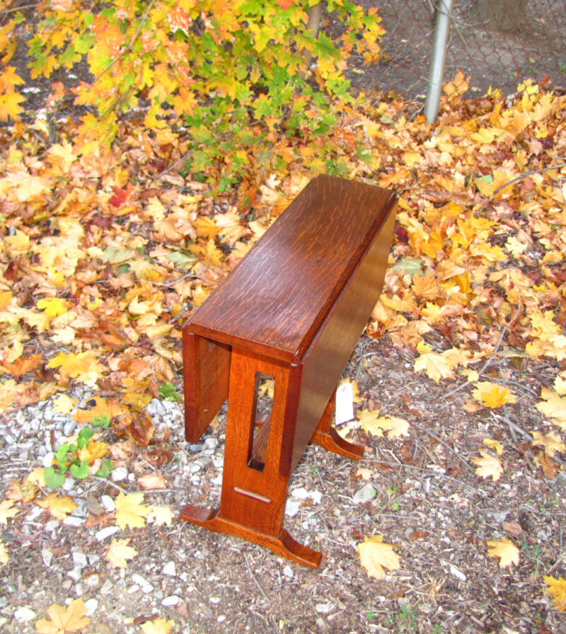 Antique L & jG Stickley Rare Drop Leaf Table w3134 - Image 3