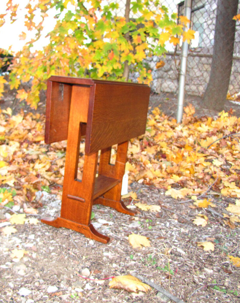 Antique L & jG Stickley Rare Drop Leaf Table w3134 - Image 4