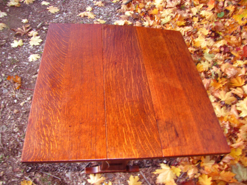Antique L & jG Stickley Rare Drop Leaf Table w3134 - Image 8