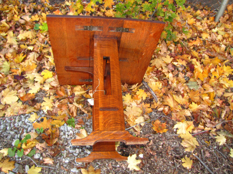 Antique L & jG Stickley Rare Drop Leaf Table w3134 - Image 9