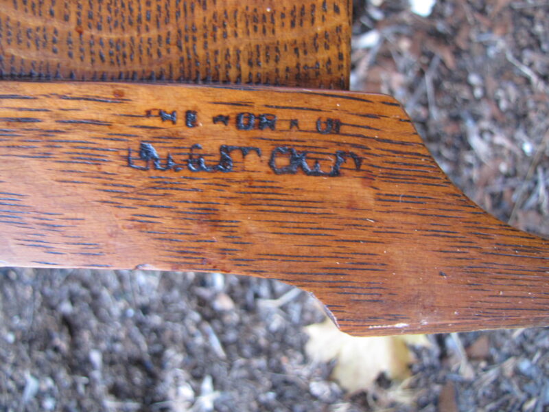 Antique L & jG Stickley Rare Drop Leaf Table w3134 - Image 10