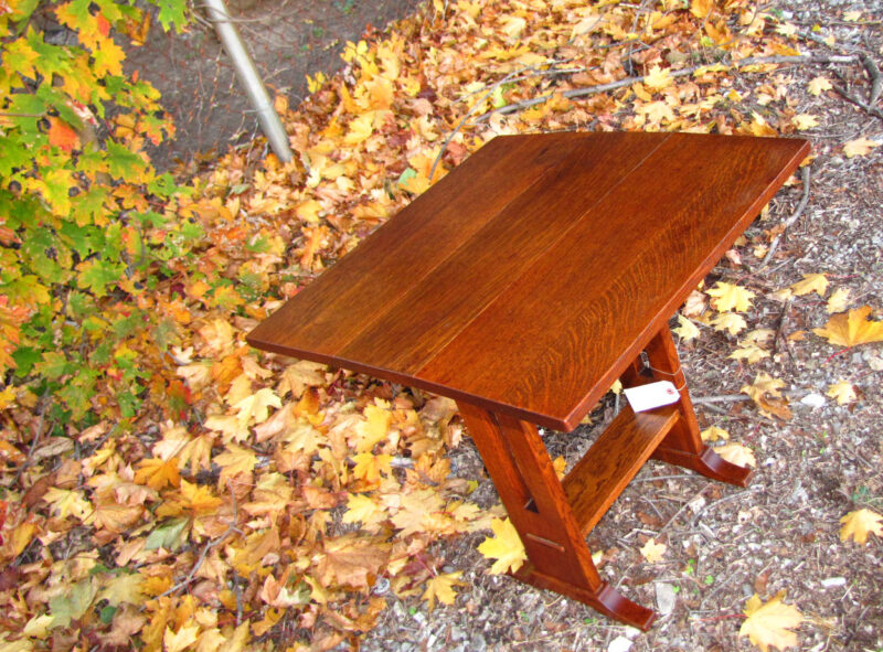 Antique L & jG Stickley Rare Drop Leaf Table w3134 - Image 12