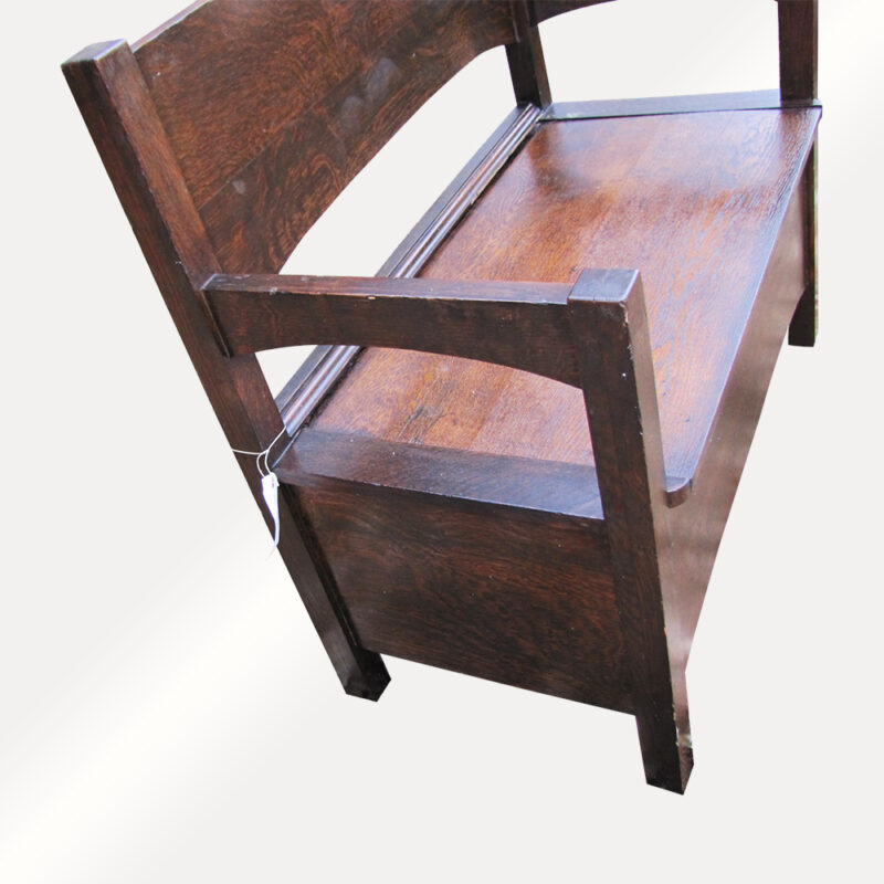 Antique Michigan Chair Company Arts & Craft Bench. W3147 - Image 4