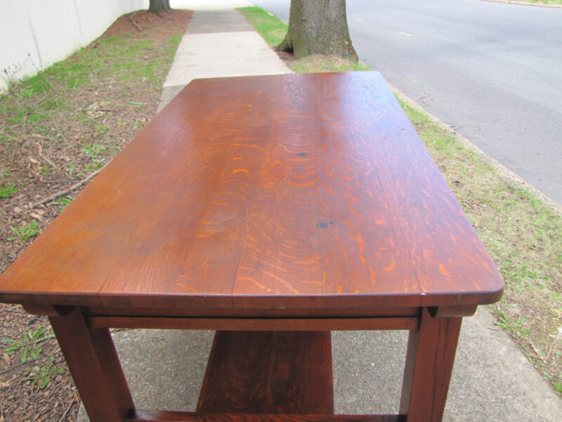 Antique Long Stickley Bros Library Table  W3149 - Image 14