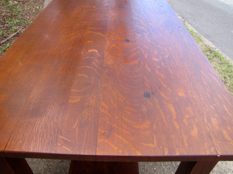 Antique Long Stickley Bros Library Table  W3149 - Image 13
