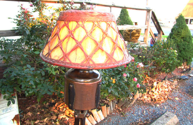 Rare Gustav Stickley Table Lamp. W3150 - Image 17
