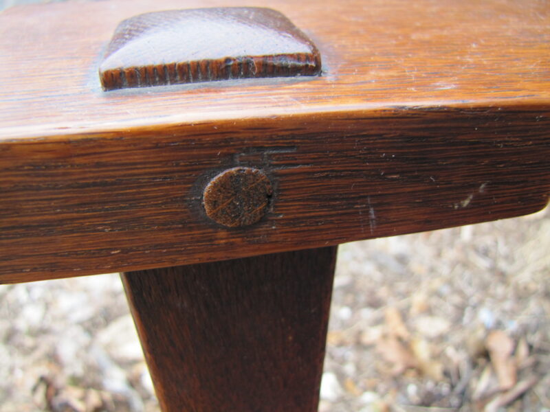Gustav Stickley V-back Chair W3173 - Image 12