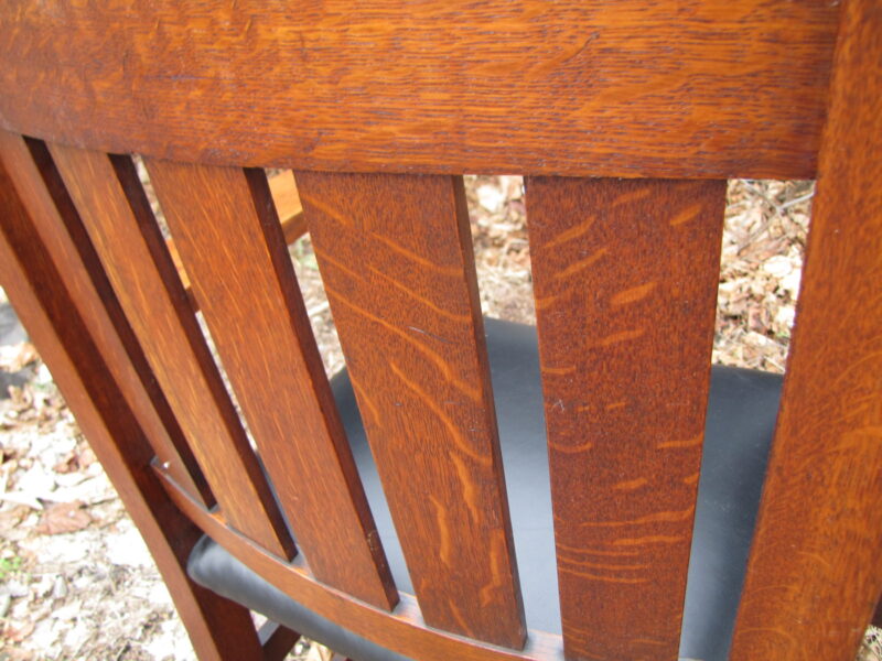Gustav Stickley V-back Chair W3173 - Image 2