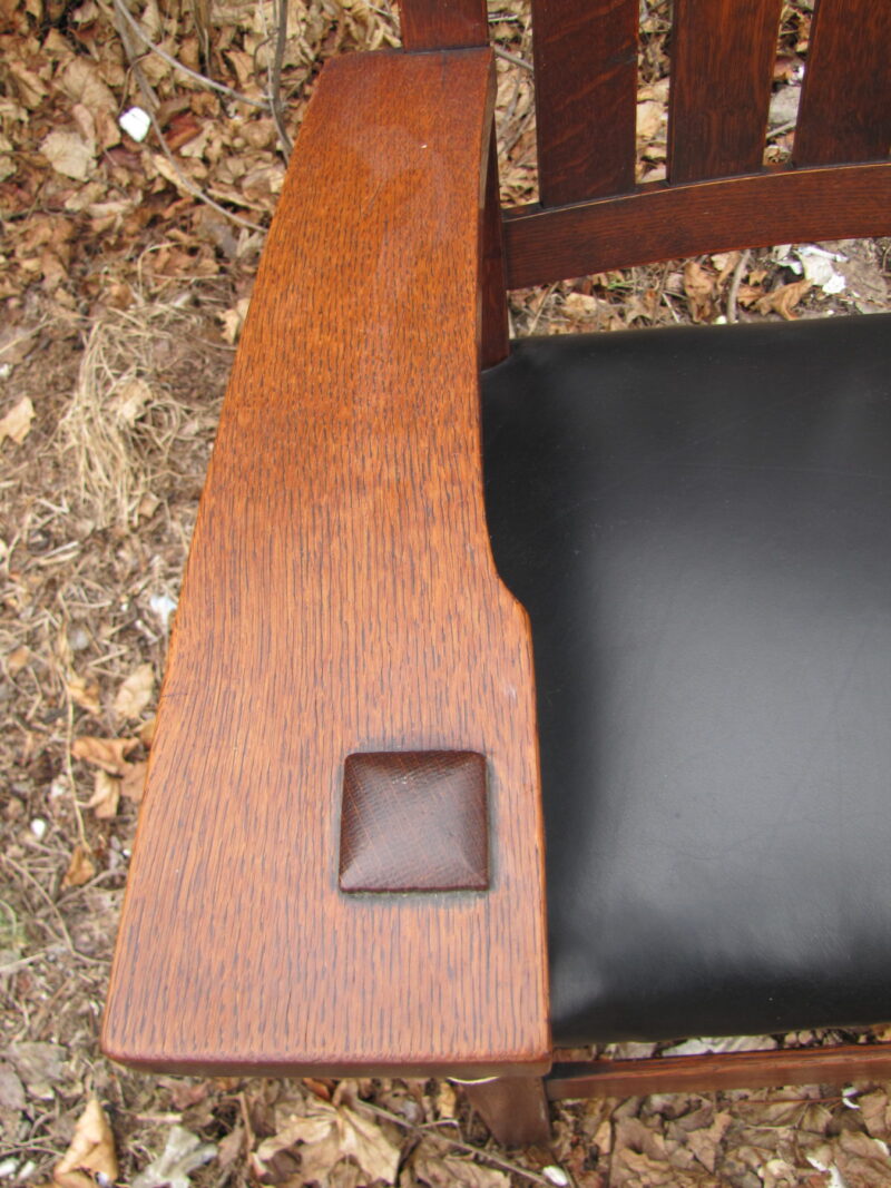 Gustav Stickley V-back Chair W3173 - Image 16