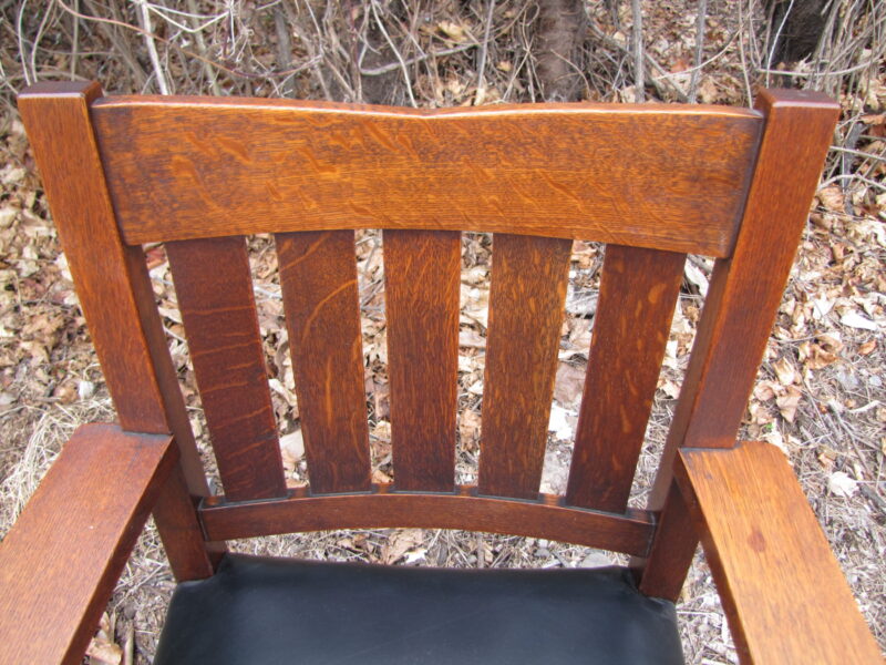Gustav Stickley V-back Chair W3173 - Image 15