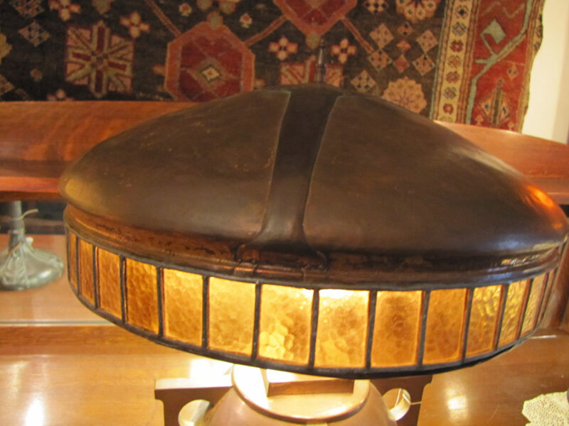 Antique Arts and Craft Table Lamp w3198 - Image 4