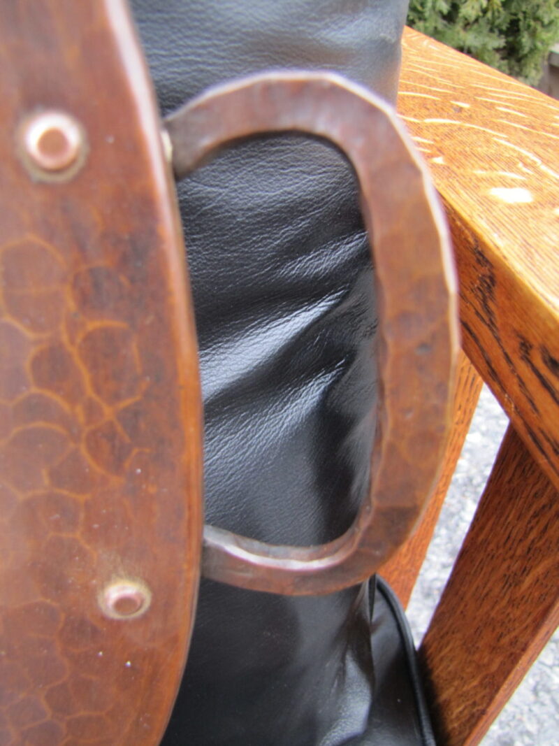 Antique  Gustav Stickley  Hammered  Copper  Tray  W3230 - Image 9