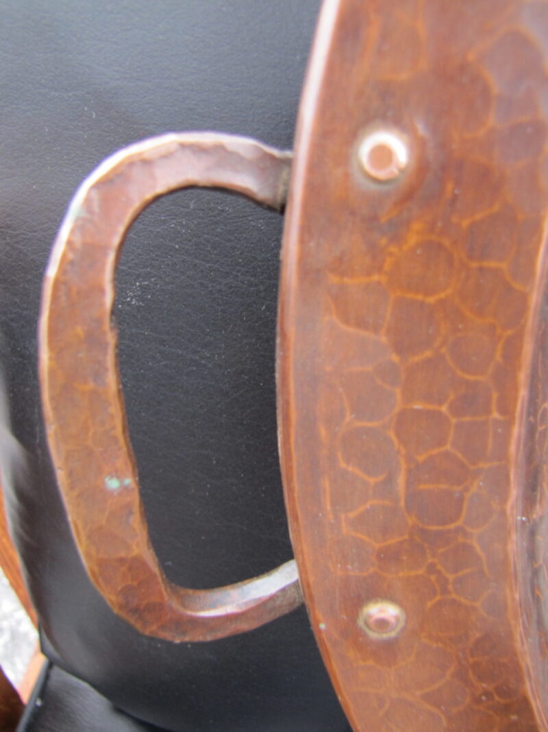 Antique  Gustav Stickley  Hammered  Copper  Tray  W3230 - Image 8