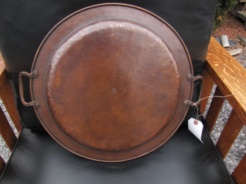 Antique  Gustav Stickley  Hammered  Copper  Tray  W3230 - Image 5