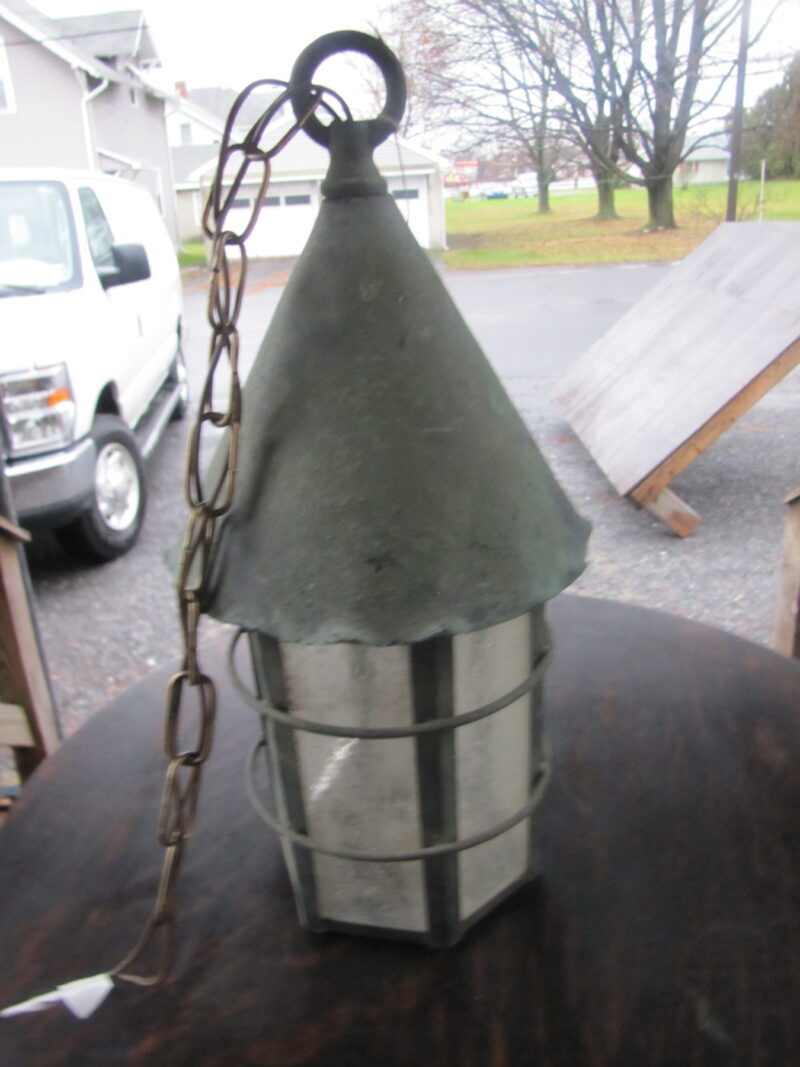 Large Antique Hanging Lantern  w3243 - Image 6
