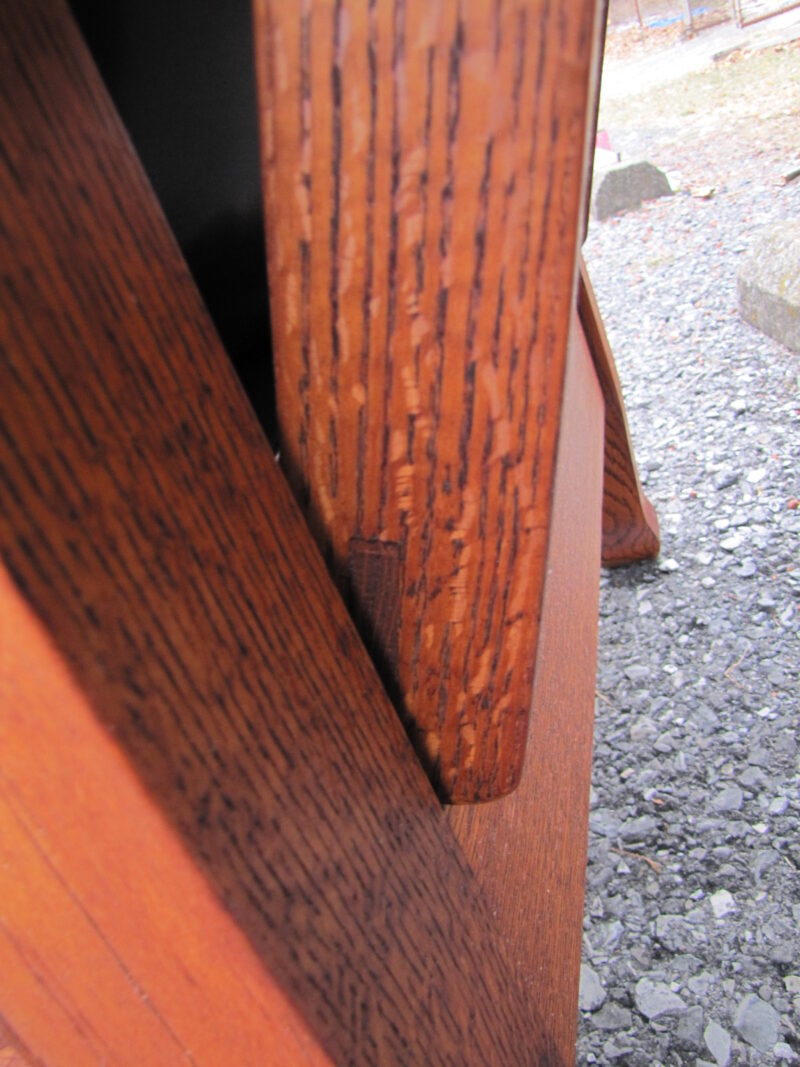 Antique  Roycroft  Morris  Chair w3248 - Image 12