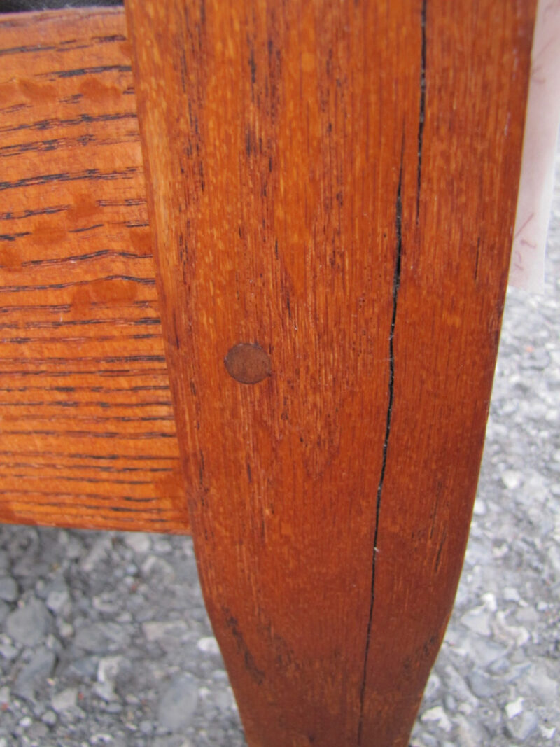 Antique  Roycroft  Morris  Chair w3248 - Image 8