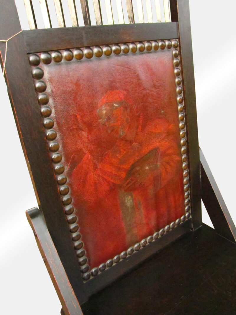 Rare  Antique  Shop Of  The Crafter  Chair  W3288 - Image 10