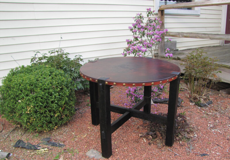 Antique  Early  Tobey / Gus  Stickley  Round  Table  W3289 - Image 18
