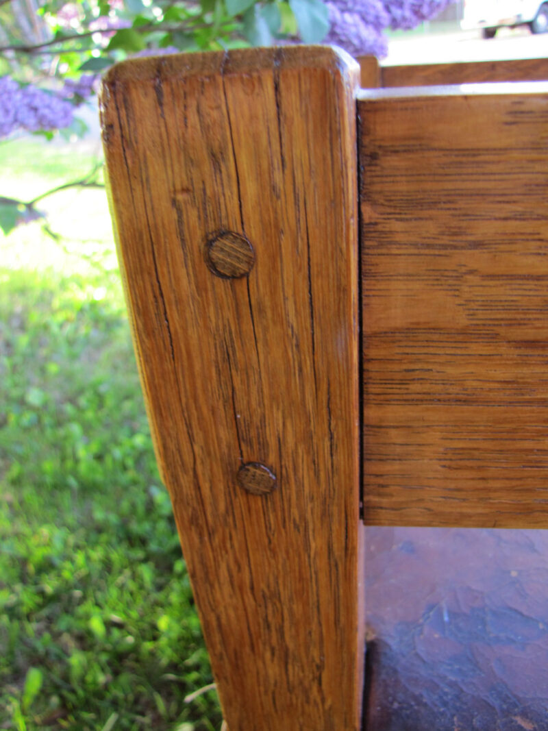 Superb Rare Gustav Stickley  Window Seat w3318 - Image 3