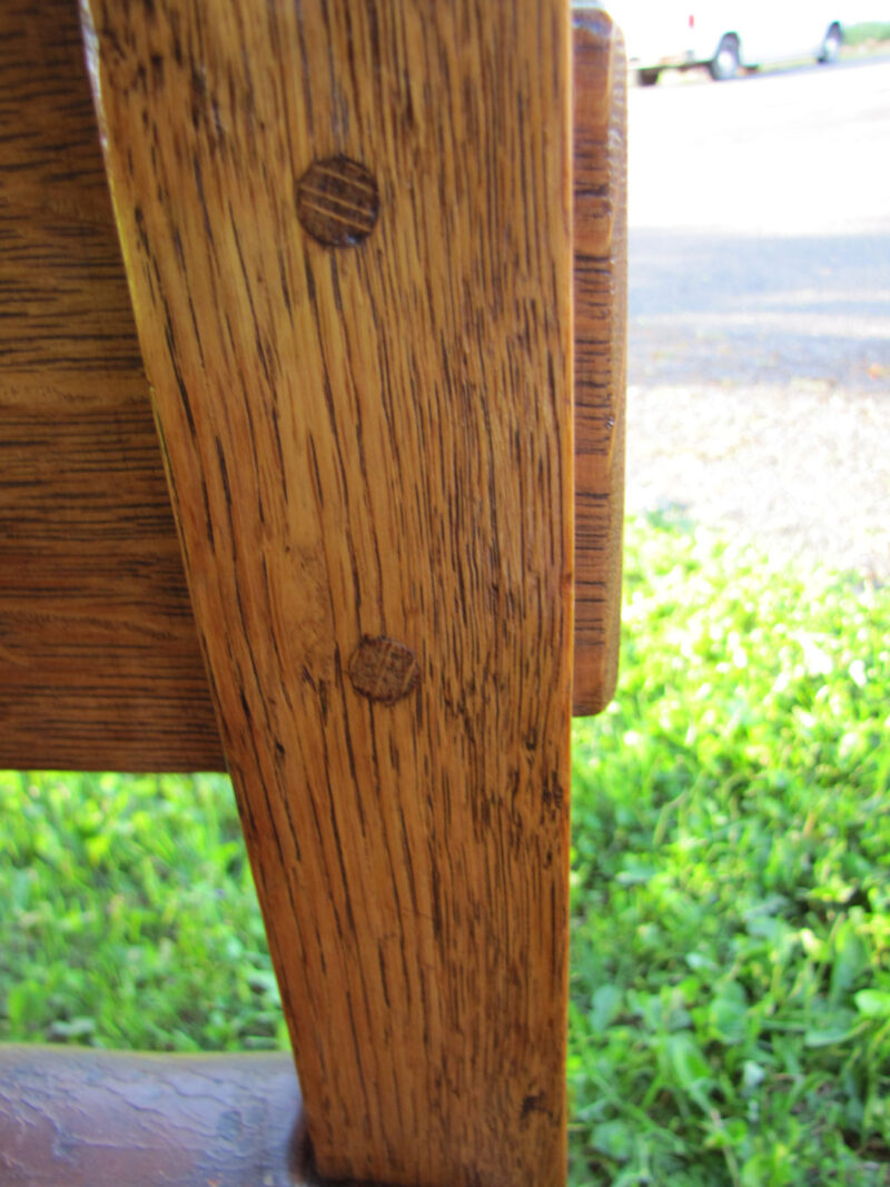 Superb Rare Gustav Stickley  Window Seat w3318 - Image 4