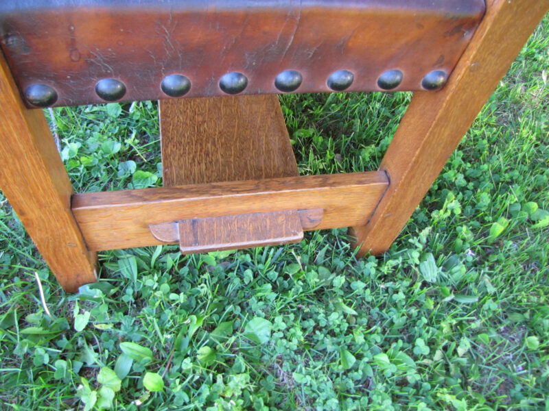 Superb Rare Gustav Stickley  Window Seat w3318 - Image 5