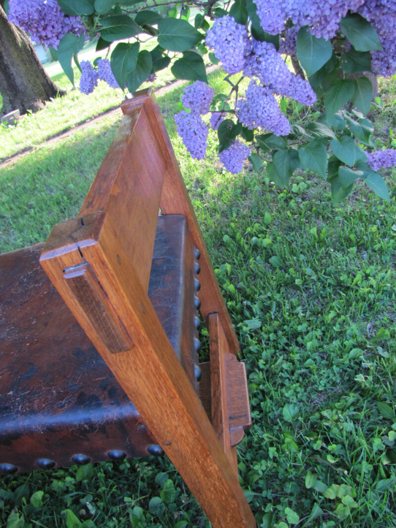 Superb Rare Gustav Stickley  Window Seat w3318 - Image 11