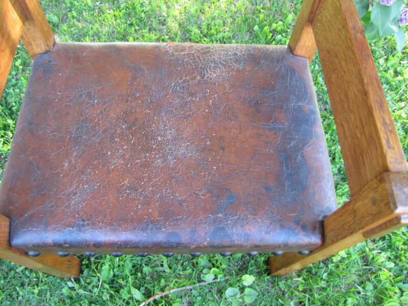 Superb Rare Gustav Stickley  Window Seat w3318 - Image 7