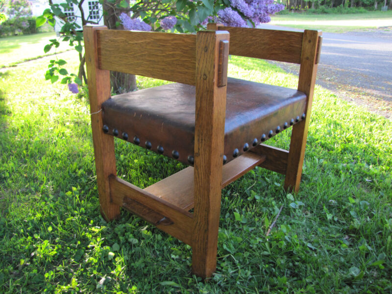 Superb Rare Gustav Stickley  Window Seat w3318