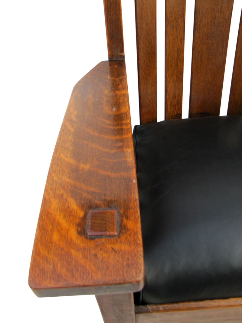 Superb Antique Harden Wavy Arm Rocker w3341 - Image 12