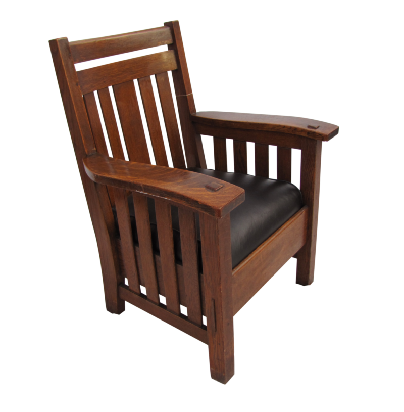 Superb Antique Harden Wavy Arm Rocker w3341 - Image 6