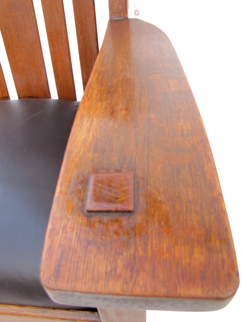Superb Antique Harden Wavy Arm Rocker w3341 - Image 3