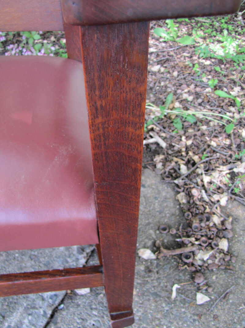 Antique Tall-Back Stickley Bros Arm Rocker. W3342 - Image 10