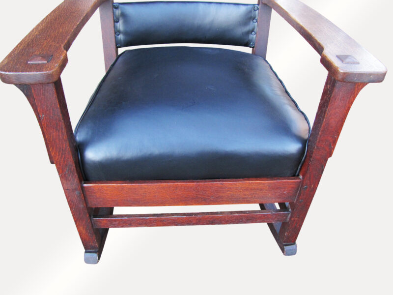 RARE Charles Stickley Arm Rocker W3354 - Image 5