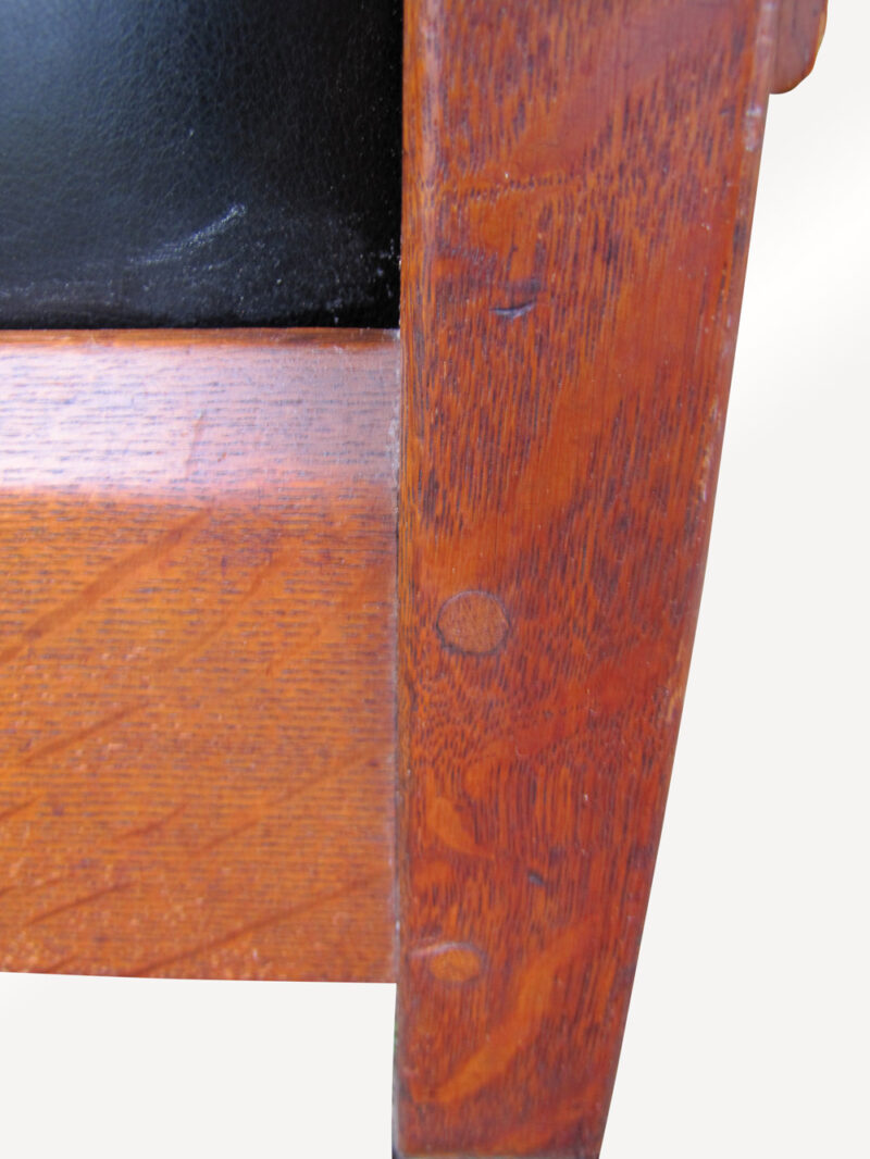 Antique L&jG Stickley Morris Rocking Chair w337 - Image 10