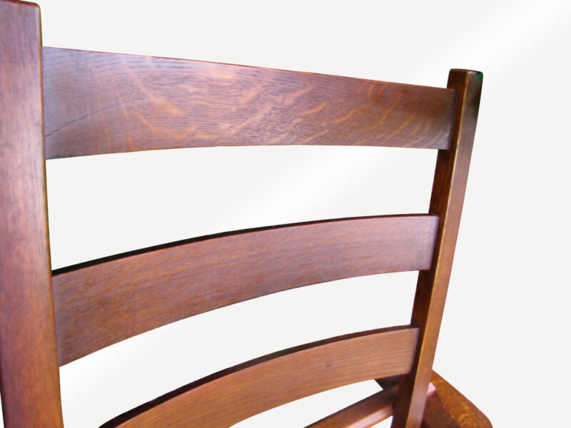 Antique L&jG Stickley Morris Rocking Chair w337 - Image 8
