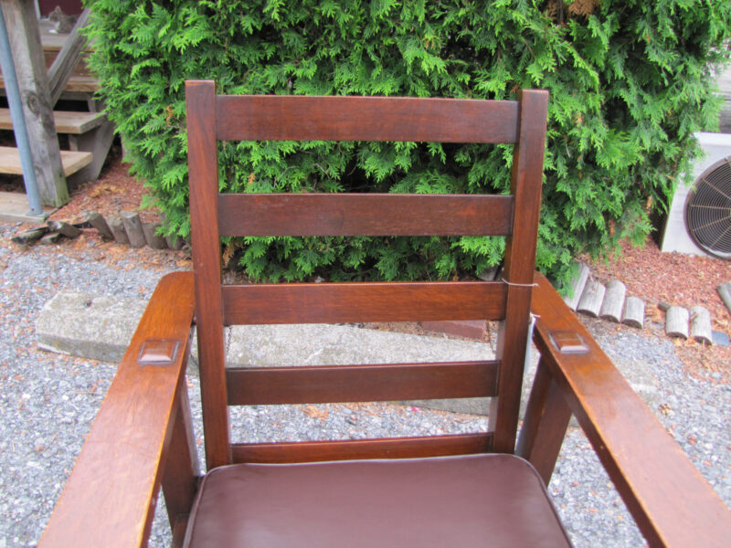 Stickley Brothers  Morris Chair Mission A&c  W3904 - Image 8