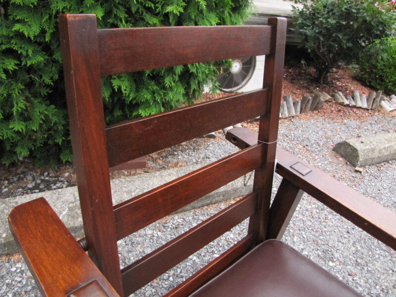 Stickley Brothers  Morris Chair Mission A&c  W3904 - Image 9