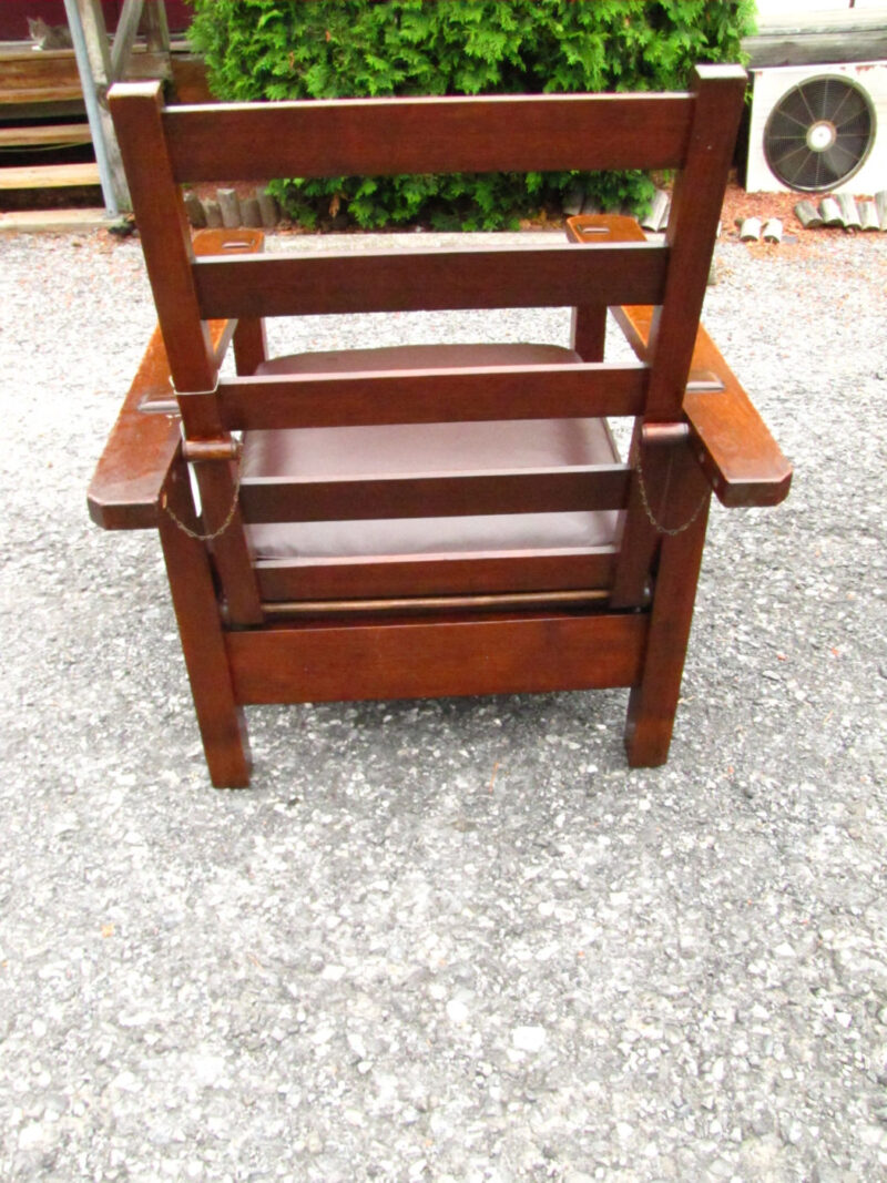 Stickley Brothers  Morris Chair Mission A&c  W3904 - Image 15