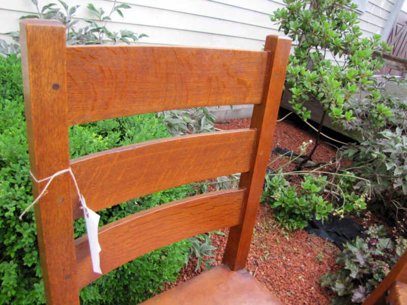 Superb Large Gustav  Stickley Good  Dining  Chairs  W3922 - Image 4