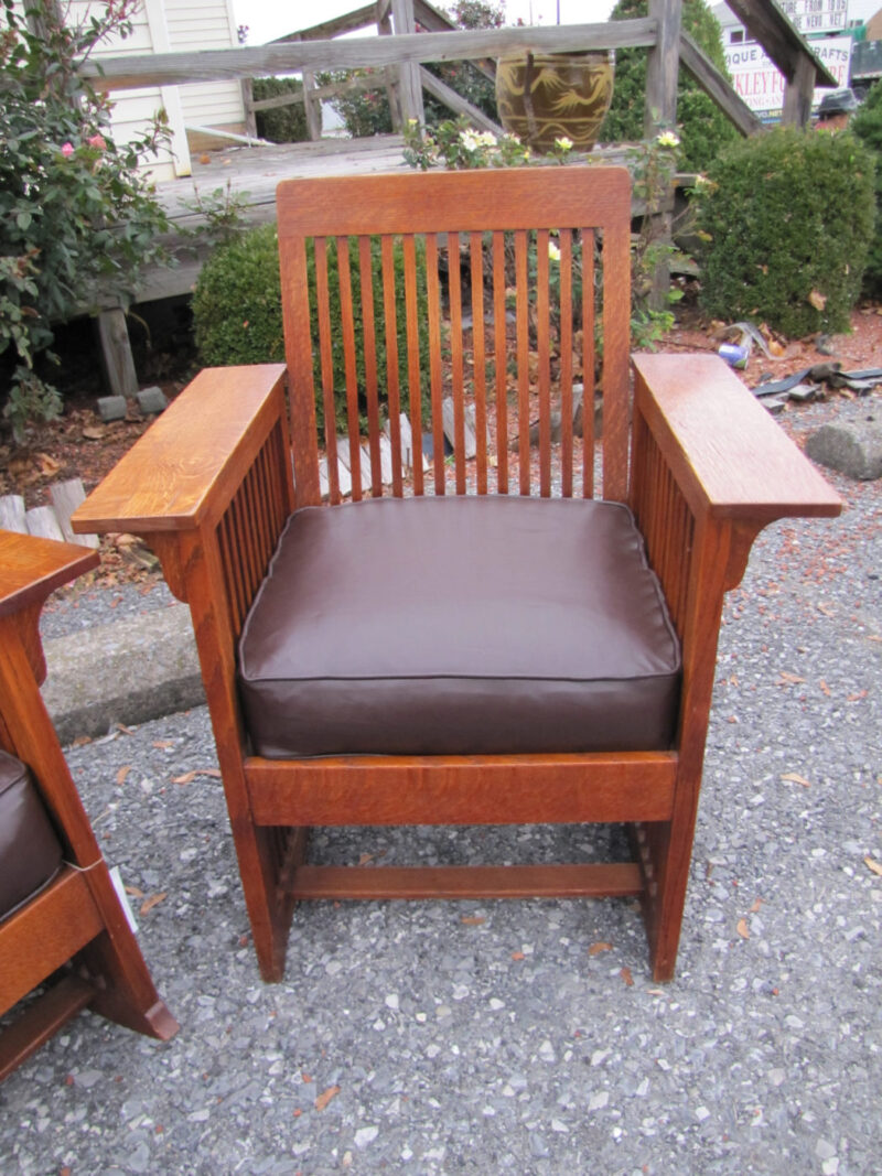 SUPERB Antique A&C spindle  Arm Chair and Arm Rocker | w3928 - Image 2