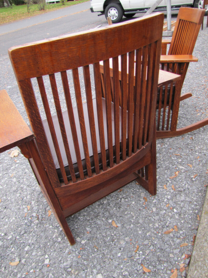 SUPERB Antique A&C spindle  Arm Chair and Arm Rocker | w3928 - Image 6