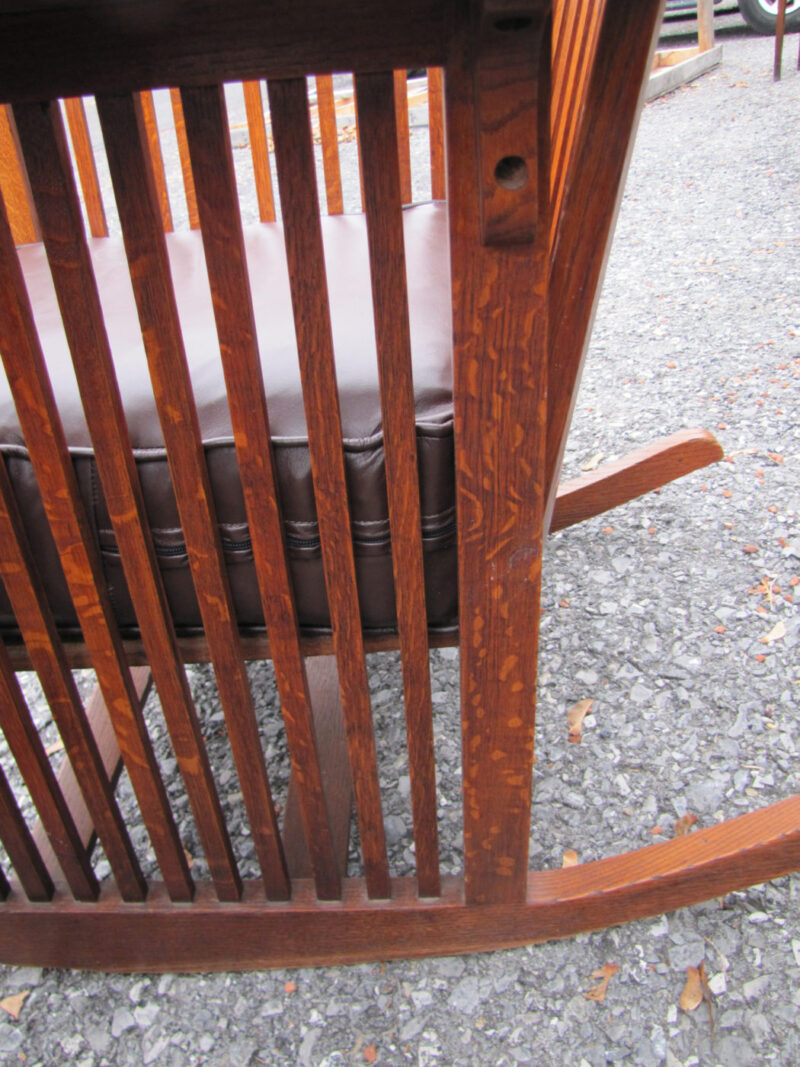 SUPERB Antique A&C spindle  Arm Chair and Arm Rocker | w3928 - Image 7