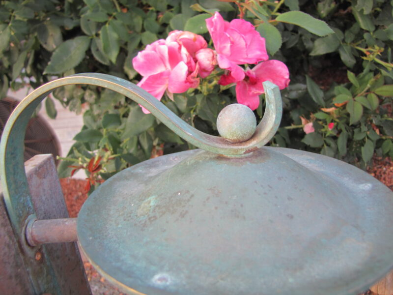 Antique Arts And Crafts Wall Lantern  w3953 - Image 2