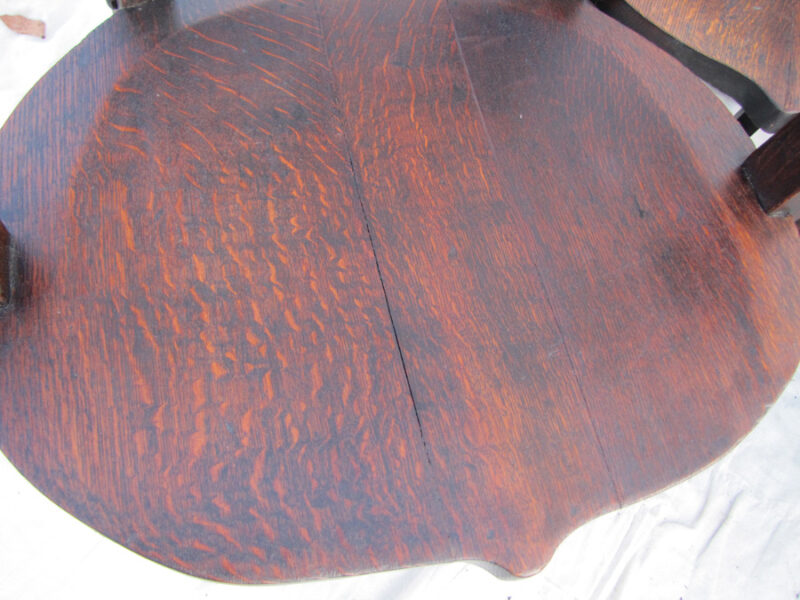 Antique Set Of Four Limbert Cafe Chairs w3963? - Image 5