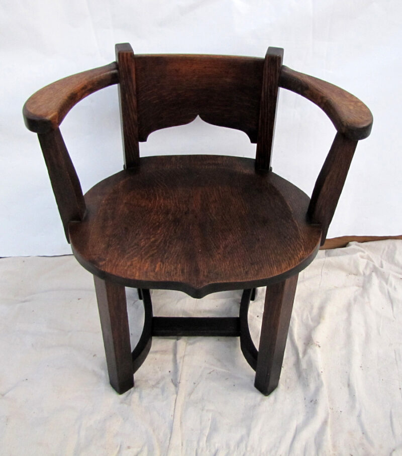 Antique Set Of Four Limbert Cafe Chairs w3963? - Image 12