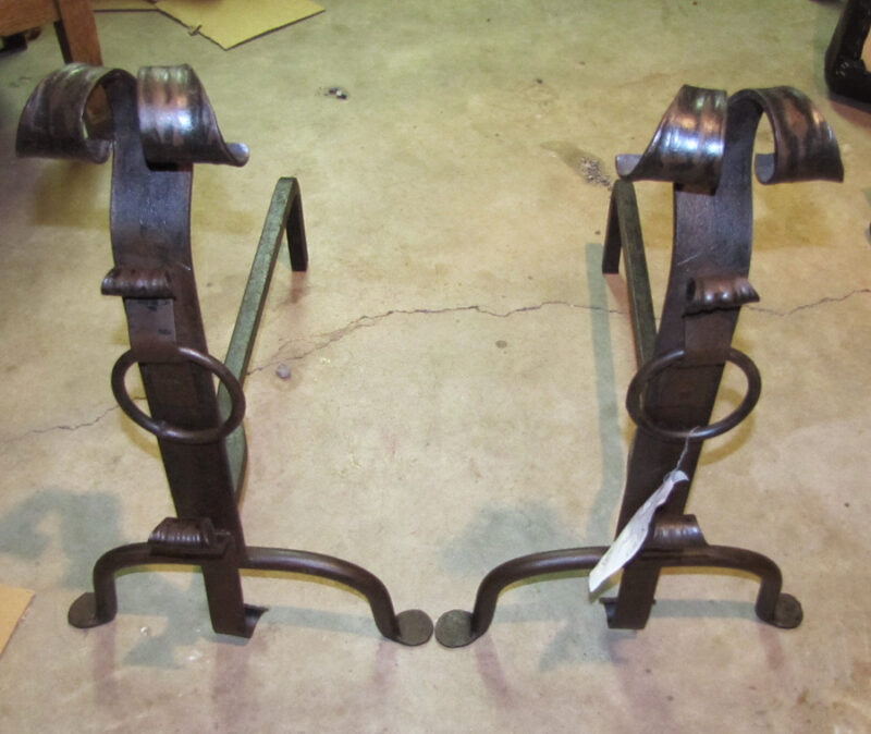 Arts & Crafts Andirons W403