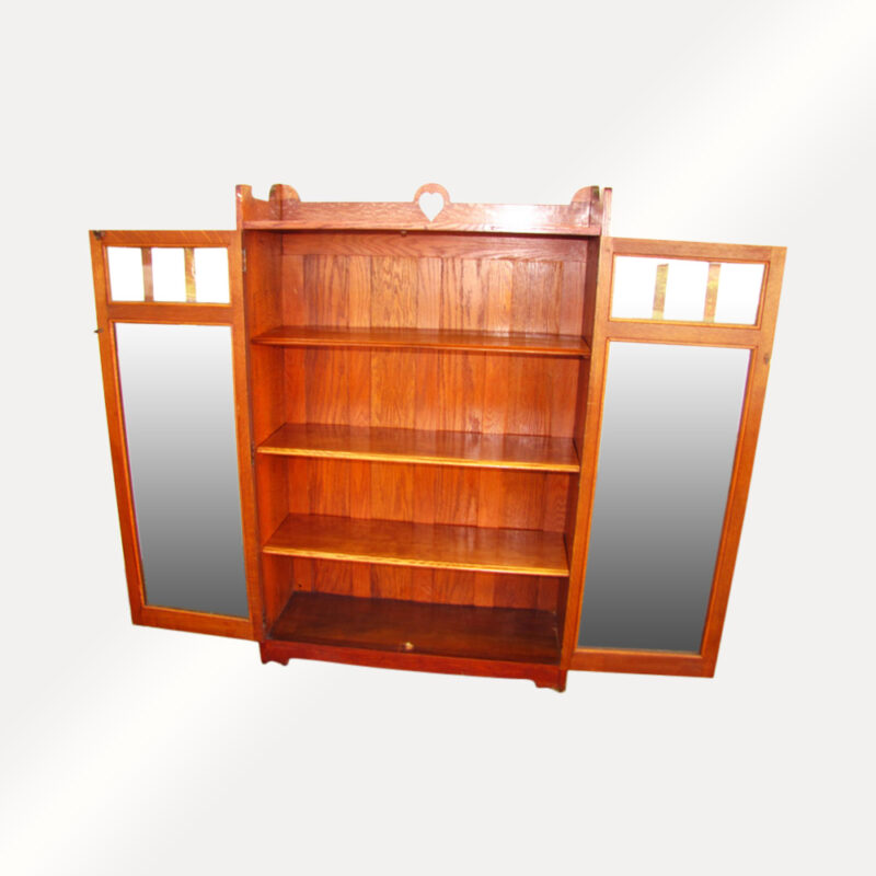 Superb Antique Arts&Crafts China Cabinet W4042 - Image 2